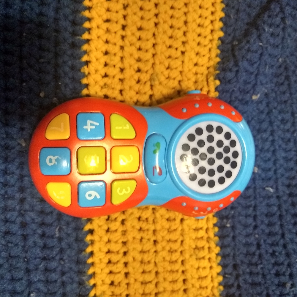 Colorful Toy Phone with Number Buttons